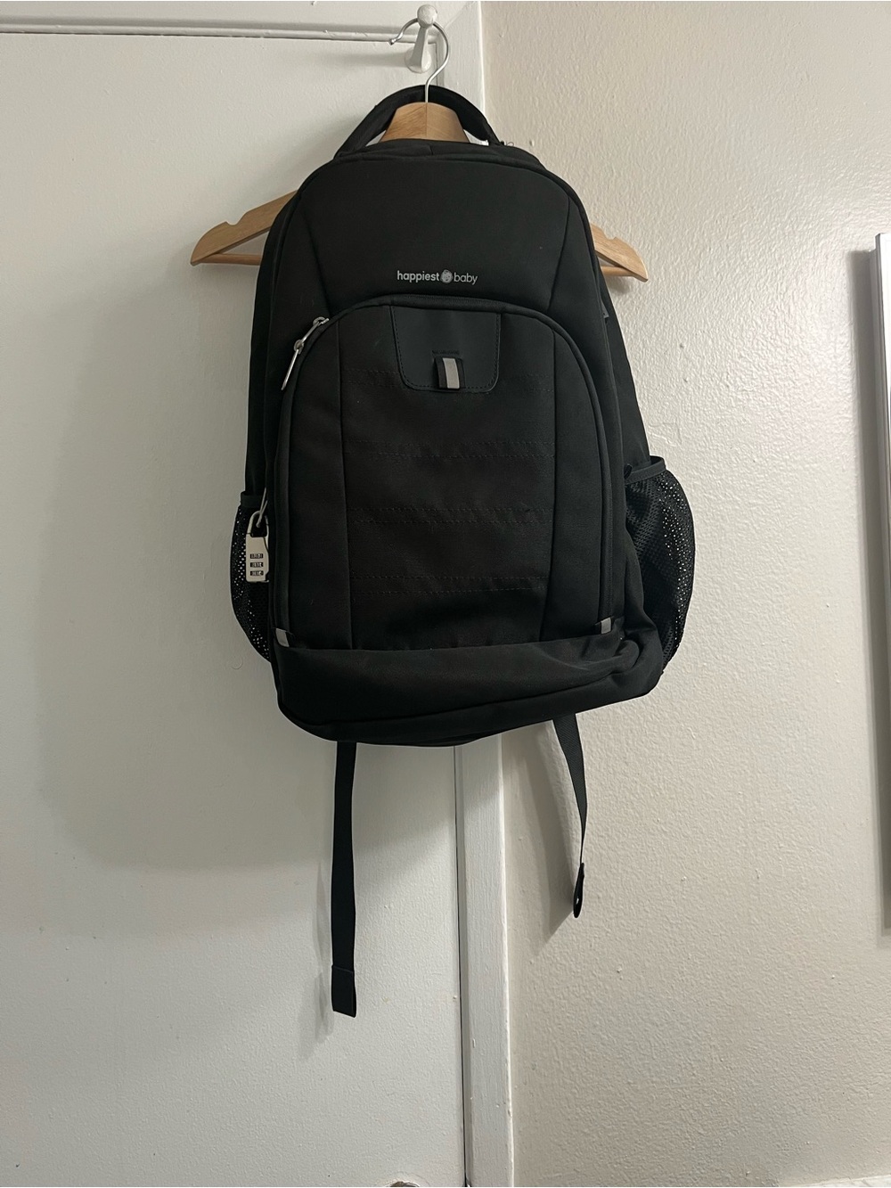 Happiest Baby Black Women's Backpack charging ports lock - Everyday Organizer